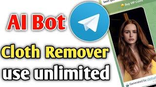 #clothremoverbot Telegram Dress Remover Bot Name | Ai bot cloth remover telegram bot name