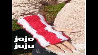 easy fingerless gloves knitting machine pattern