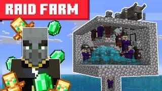 Minecraft Raid Farm 1.20.4 - EASY BUILD - BEST DESIGN - 3500 EMERALDS PER HOUR