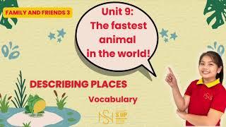 Family and Friends 3 Unit 9 The fastest animal in the world DESCRIBING PLACES