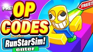 ALL NEW *SECRET CODES* IN ROBLOX RUNSTAR SIMULATOR (new codes in roblox RunStar Simulator) NEW