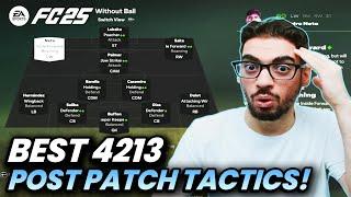 THE BEST META 4213 FORMATION AND CUSTOM TACTICS | FC 25 ULTIMATE TEAM