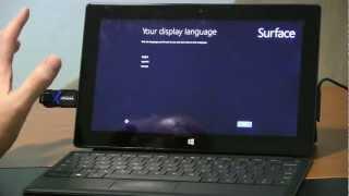 Surface Pro Restore from USB recovery drive