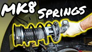 How to Install Lowering Springs on a MK8 GTI