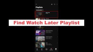 Find Watch Later Playlist on YouTube