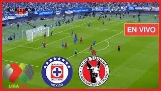 Cruz Azul X Club Tijuana - LIGA MX 2024 - Partido Completo Videojuego Simulación pes 2021 Gameplay