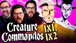 CREATURE COMMANDOS EPISODE 1 & 2 REACTION! 1x1, 1x2 Breakdown & Review | DC Studios • James Gunn