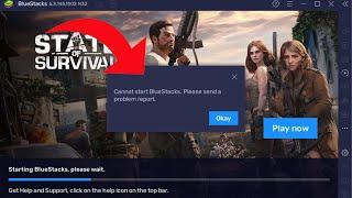 Cannot Start BlueStacks.Please Sand a Problem Report.