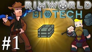 Rimworld BiotTech Part 1 | Dwarves of Flake Mountain