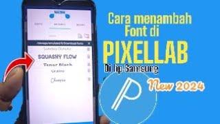 Cara menambah font di pixellab