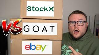 I Tried STOCKX vs GOAT vs EBAY: Which is BEST For BUYING Sneakers!!