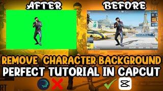 How To Remove Video Background | Remove Character Background | Capcut Tutorial
