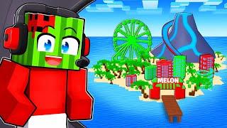 Opening A MELON ISLAND In Minecraft!