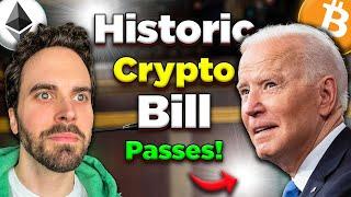 Historic U.S. Crypto Bill Passes! In Shocking Majority Vote!