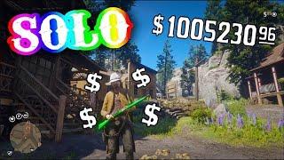 EASY *SOLO* UNLIMITED MONEY/XP GLITCH IN RED DEAD ONLINE!