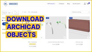 Download ArchiCAD Objects on the BIM Marketplace