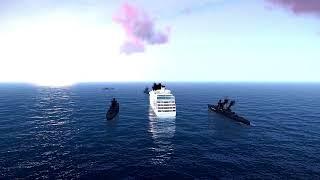 Today! May 6. Brutally,largest US cruise ship carrying 2,000 elite troops was blown up by Russia.