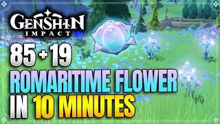 Romaritime Flower Locations | Fast and Efficient Farming Route | Ascension Materials【Genshin Impact】