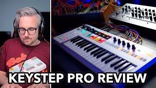 Keystep PRO review: midi keyboard & sequencer GREAT for DAWLESS hardware synth setups