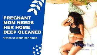 DEEP HOME CLEANING AND SANITIZING FOR PREGNANT CLIENT | CLEAN WITH ME