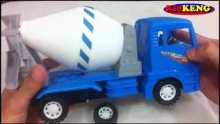 Đồ Chơi Trẻ Em - Ô tô đồ chơi - Sửa ô tô trộn bê tông Repair Concrete Mixer Trucks