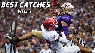 College Football Best Catches 2019-20 - Week 1 ᴴᴰ