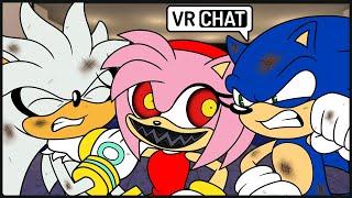 Possessed Amy Attacks Silver & Sonic?! (VR Chat)