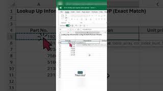 Excel VLOOKUP in 4 Easy Steps