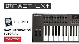 Nektar Impact LX+ Tutorial - Logic Pro X DAW Integration