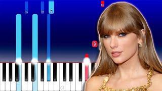 Taylor Swift - Is It Over Now (Piano Tutorial)