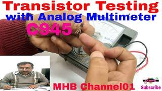 How to test Transistors with Analog  Multimeters