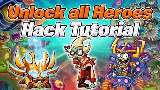 PvZ Heroes | Unlock All Heroes Hack Tutorial