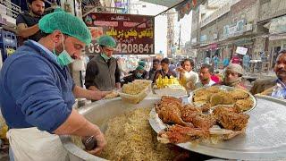 PAKISTANI FAMOUS Waqas Chicken Biryani - Hall Road Lahore | Waqas Biryani | Pakistan Street Food