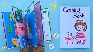 6 Easy Paper Gaming Book || DIY Cute Gaming Book || How To Make Gaming Book || DIY Paper Games