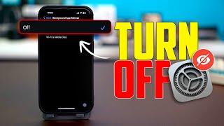 How to Turn Off Background App Refresh on iPhone | Save Battery and Data