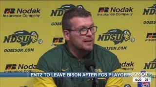 NDSU Football Head Coach Matt Entz talks about upcoming playoff game; new role at USC next year