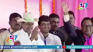 CM KCR Grand Entry in Maharashtra Public Meeting |CM KCR Maharashtra Tour |BRS Public Meeting |GT TV