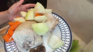 PORK BONE SOUP WITH CELERY, CARROTS AND WHITE ONION | joolees vlog | #healthysoup #souprecipe