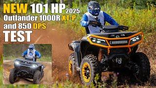 2025 Can Am Outlander 1000R XT P Test Review and 850 DPS