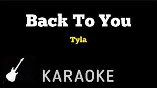 Tyla - Back To You | Karaoke Guitar Instrumental