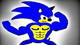 SONIC THE HEDGEHOG ( MUSCLE GROWTH ) PIVOT ANIMATION