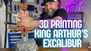 Can You 3D Print The Most Famous Sword In History? Excalibur