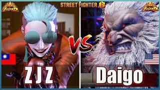 Street Fighter 6 ZJZ (A.K.I)  Vs  Daigo (AKUMA #1) Best Ranked MatchFightingGameWorldX