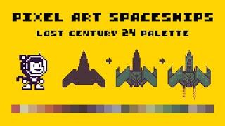 Pixel Art Spaceships | LostCentury24 Palette