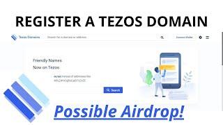 How To Buy A .tez Domain | Tezos Name Service | (Possible Airdrop)