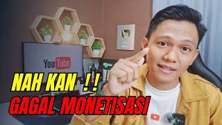 Kesalahan Umum PemuLa : Penyebab Channel Ditolak Monetisasi YouTube !