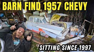 ABANDONDED 1957 Chevy - Sitting For 30 Years!