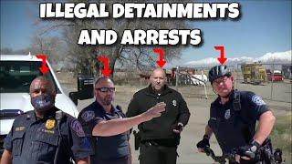 Cops Unlawful Arrests And Detainments (Great Compilation)