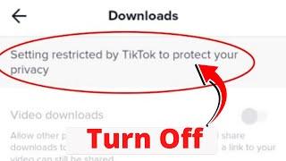 How to Turn Off Setting Restricted by TikTok to Protect Your Privacy 2024 | English