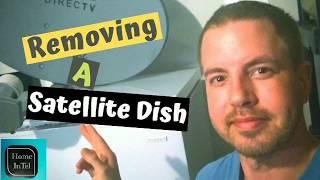 15 minute "Smart Home" projects: Satellite Dish Removal (safe, easy, and fast 2019)